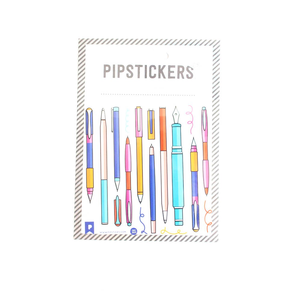 Pipsticks, Stickers, Art & School, 4"x4", 623876